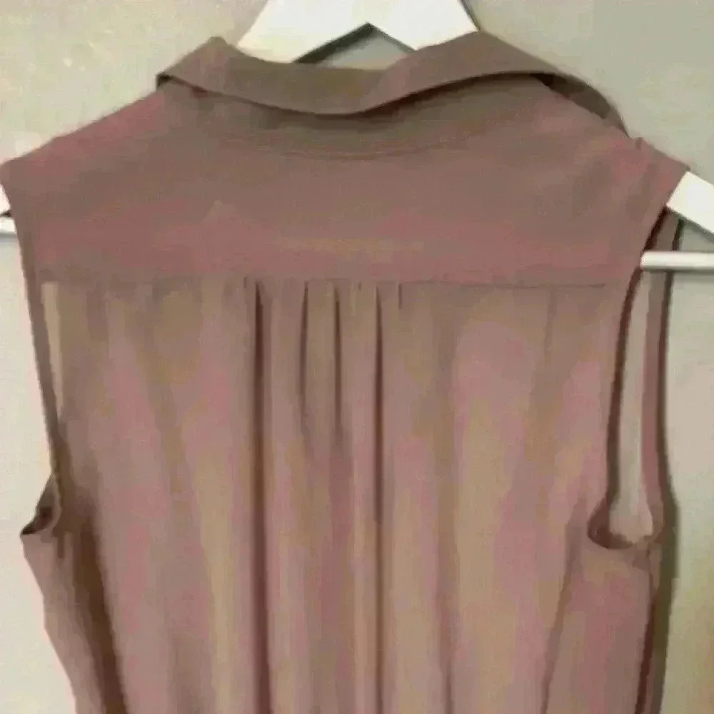 Tan sleeves mini dress - Picture 4 of 8